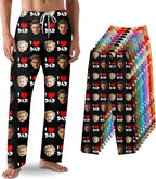 Custom Pajama Pants with Face customized PJ Pants Christmas Valentine gifts by Unknown