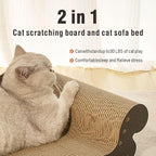 Sofa Shaped Cat Scratching Board, 26.6" Extra Large Scratcher Bed - Image 5