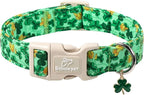 St. Patrick's Day Dog Collar for Large Dogs by Babolepet