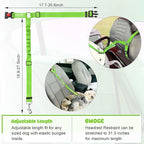 BWOGUE Pet Dog Cat Seat Belt Reflective Car Dog Headrest Restraint Leash - Image 3