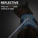 PUPTECK Cat Harness and Leash Set Escape Proof, Reflective Adjustable Soft Mesh - Image 5