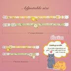 2 Pack Cotton Breakaway Cat Collar - Image 2