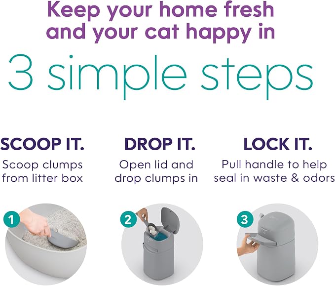 Bundle of Litter Genie Easy Roll Pail | Cat Litter Box Waste Disposal System - Image 6