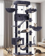Cat Tree for Large Cats, 78.7" Tall Cat Tower for Indoor Cats Multiple Cats - Image 8