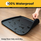 Silicone Dog Food Mat with Side Pocket & Hook Hole, Soft Raised Edges, Easy - Image 7