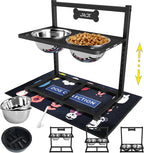 9 Height Adjustable Dog Bowl Stand by ADENGL