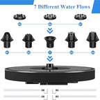 Solar Fountain, Floating Solar Powered Water Fountain Pump - Image 4