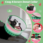 Inflatable Dog Cone with Anti-Licking Clear Shield, Protective Dog Donut Collar - Image 2