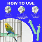 2pcs Bird Beak Grinding Stone, Resin Anti-Slip Beak Grinder Stone Perches Bird - Image 5