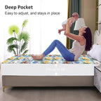 Twin Mattress Protector Waterproof, Fitted Sheet Style Breathable Mattress Cover - Image 4