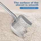 Cat Litter Spoon Metal Removable Stainless Steel Long Handle Cat Litter Screen - Image 5