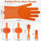 6PCS Pet Grooming Kit for Dogs, Cats and Horses | Dog Washing/Bath Gloves | Dog - Image 7