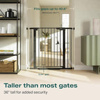 Cumbor 36" Extra Tall Baby Gate - Image 2