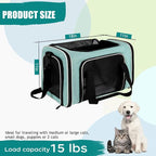 Cat, Dog Carrier for Small Medium Pet Carriers Up to15Lbs, Cats Carrier Soft- - Image 2