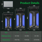 Aquarium Magnet Glass Cleaner, Double-Sided Detachable & Floating Algae Scraper - Image 4