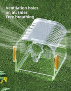 Portable Plastic Bird Cages Lightweight Waterproof Ventilated Travel Bird Cage - Image 5