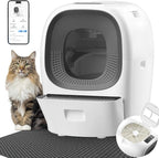 Self Cleaning Litter Box Auto Refill, Automatic Robot Litter Box by LALAHOME