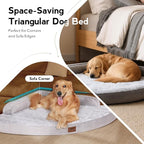 Large Orthopedic Dog Bed with Sides XXXL Dog Beds with Removable Washable Cover - Image 8