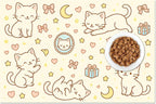 Cute Sweet Cat Food Mat for Dog Food Mat Food and Water Bowl Pet Feeding Bowl - Image 8