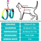 PUPTECK Adjustable Cat Harness and Leash Set Escape Proof Kitten Strap Collar - Image 2