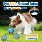 Squeaky Dog Toys for Medium Dogs, Soft Latex Squeaky Dog Balls, Smile Dog Toys - Image 3