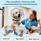 Hard & Heavy Plastic Dog Cone Collar Alternative - Image 7