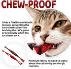 Elegant little tail 2 Pack Cat Collar- Christmas Cat Collars Breakaway - Image 3