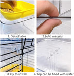 Bird Bath for Cage Bird Shower Bath Parrot Cage Feeder Cage Accessories - Image 5