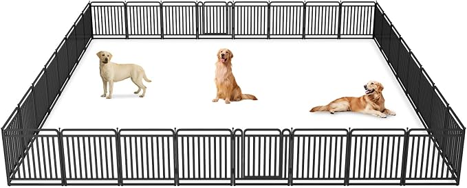 New Thickened Version Dog Playpen, 32 Inch Dog Fences by XDPET