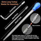 Extra Long Turkey Baster for Aquarium, 27.7 Inch Aquarium Coral Feeder - Image 2