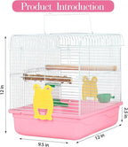 Small Bird Cage, Lightweight Travel Birdcages - Image 2