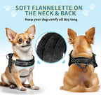 SlowTon No Pull Small Dog Harness and Leash Set, Puppy Soft Vest Harness Neck & - Image 2