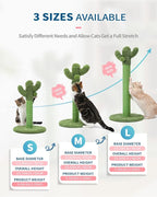 Made4Pets Cat Scratching Post, 25.6" Cactus Cat Scratcher Kitten Scratch Post - Image 2