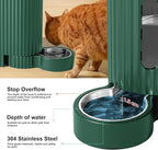 Gardner Pet Automatic Gravity Cat Food Feeder and Water Dispenser Stainless - Image 5