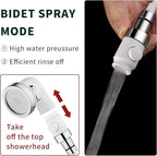 ZCONIEY Sink Faucet Sprayer Attachment, Shower Head Attaches To Tub Faucet - Image 7