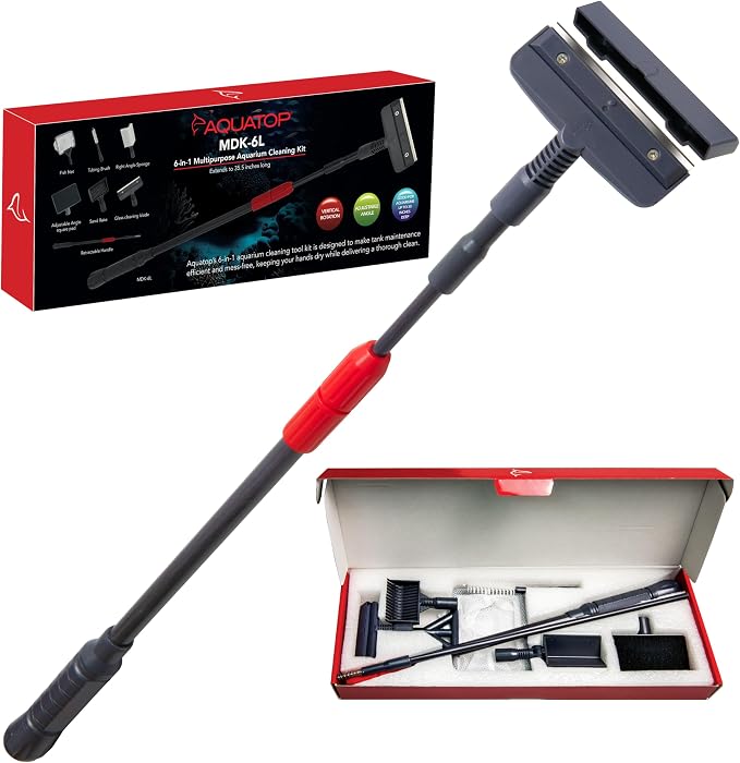 Aquatop 6-in-1 Aquarium Cleaning Kit by AQUATOP