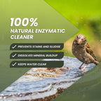 32oz Bird Bath Cleaner, Cleans 160 Gallons of Water, Ideal Fountain Cleaner Safe - Image 3