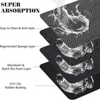 Dog Food Mats for Floors Absorbent, Pet Cat Food Mat - Image 3