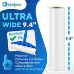 PetLovers Extra Sticky Floor Lint Roller 4 Pack of Refills Only - Image 3