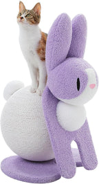 Cute Cat Scratching Post- Bunny Style, Cat Scratcher Toy by MUTTROS
