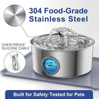 Stainless Steel Cat Water Fountain - Image 7