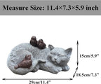 Cat Statue Outdoor Garden Decor - Image 2