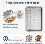 7" Deep Stainless Steel Sifting Litter Box - Image 3