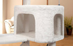 YUNIQUE 39.4'' Cat Tree with Cat Condo and Big Hammock - Image 6