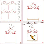 Hummingbird Swings 4 Pack, Rust Resistant Metal Frame - Image 2