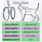 PUPTECK Adjustable Cat Harness and Leash Set Escape Proof Kitten Strap Collar - Image 2