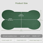 Dog Food Mat Anti-Slip Silicone Dog Bowl Mat Thicker Pet Placemat Waterproof - Image 2