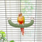 Hypeety Bird Perches Parrot U Shape Natural Wood Hemp Rope Stand Perch Bird - Image 6