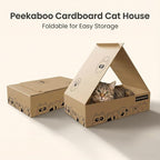 4-Piece Cardboard Cat Scratcher Bed Set - Image 4