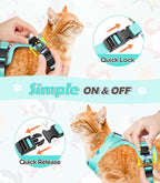 Halypet Cat Harness and Leash Set Cute Escape Proof Vest Harness - Image 6